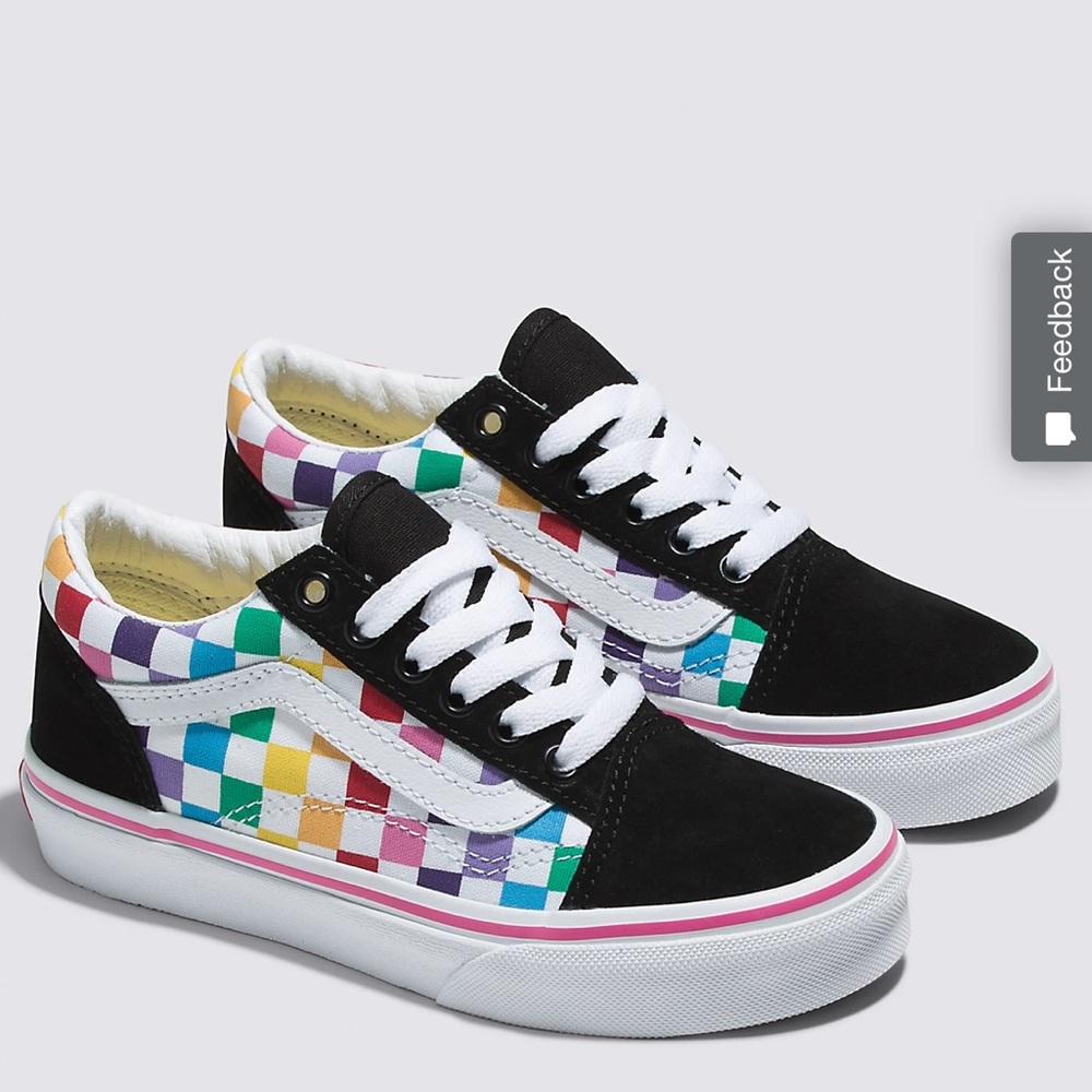 KIDS OLD SKOOL CHECKERBOARD VANS